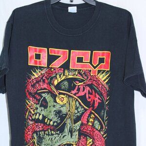 Otep Band Shirt L Black 2014 Generation Doom Tour IDGAF Heavy Metal Rock Music
